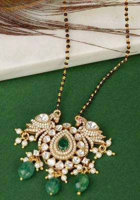 Sterling Silver Gold-Plated Necklace for Women | Traditional Temple Jewellery for Wedding & Festive Wear | Gift for Her