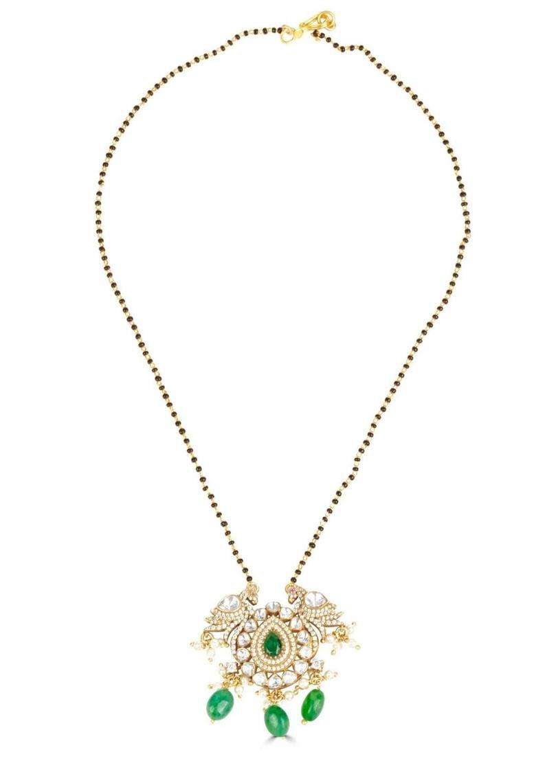 Sterling Silver Gold-Plated Necklace for Women | Traditional Temple Jewellery for Wedding & Festive Wear | Gift for Her - Indya