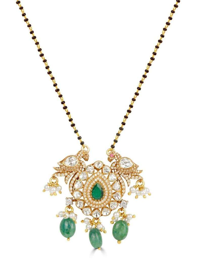 Sterling Silver Gold-Plated Necklace for Women | Traditional Temple Jewellery for Wedding & Festive Wear | Gift for Her - Indya