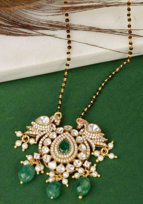 Sterling Silver Gold-Plated Necklace for Women | Traditional Temple Jewellery for Wedding & Festive Wear | Gift for Her