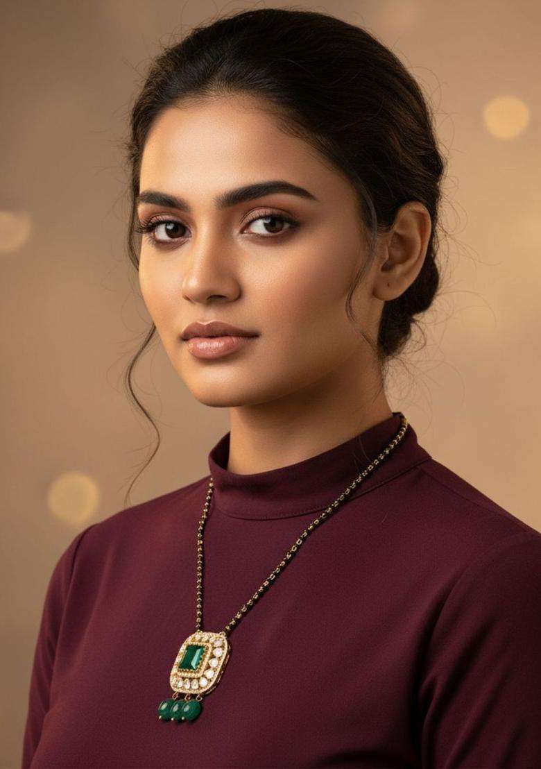 Sterling Silver Gold-Plated Necklace for Women | Traditional Temple Jewellery for Wedding & Festive Wear | Gift for Her - Indya