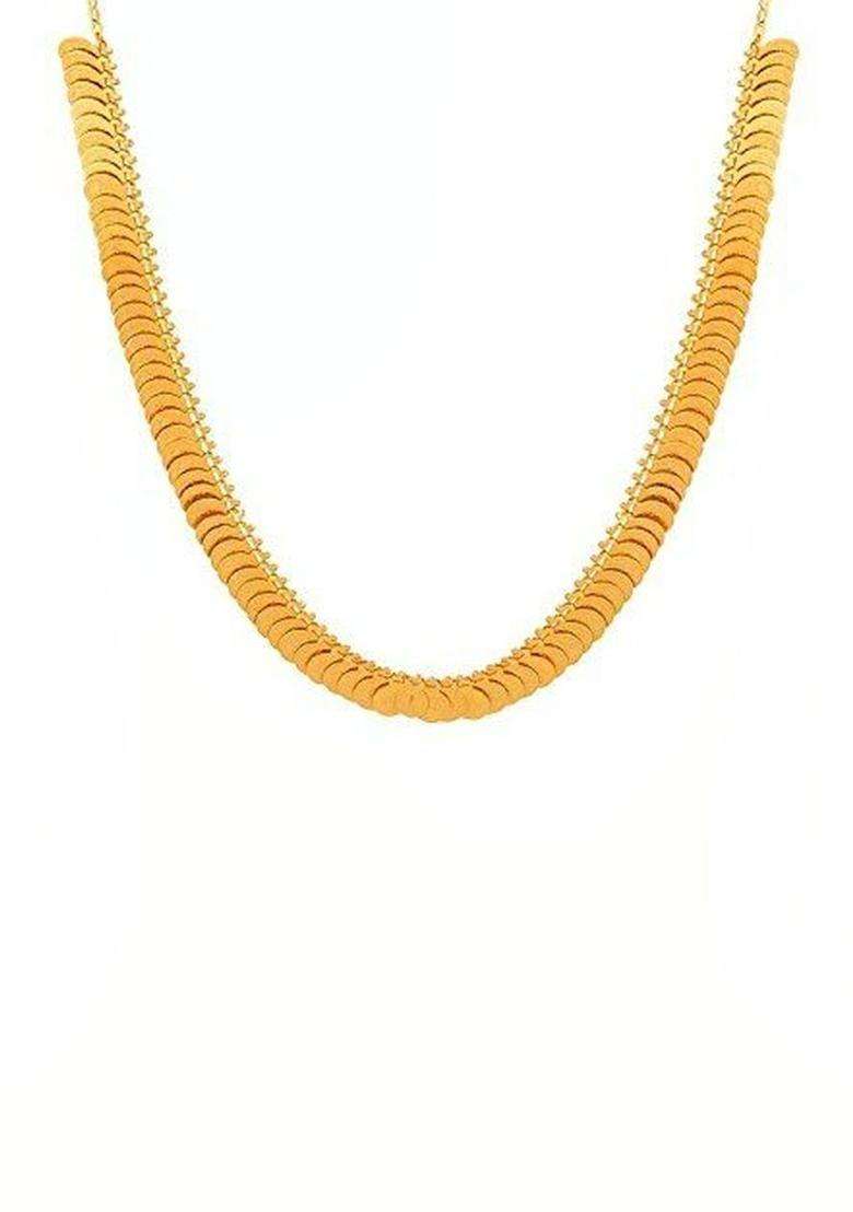 Gold-Plated Temple Necklace for Women | Traditional Temple Jewellery for Wedding & Festive Wear | Gift for Her - Indya