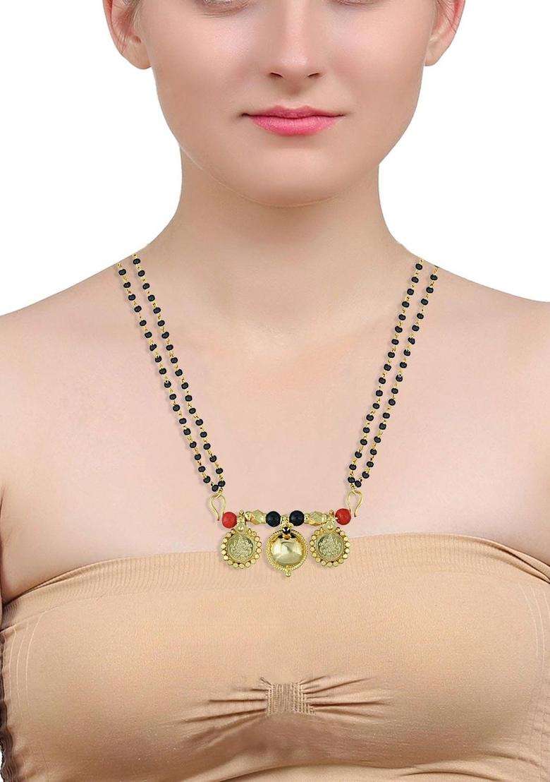 Temple Necklace with CZ Stone for Women | Traditional Temple Jewellery for Wedding & Festive Wear | Gift for Her - Indya