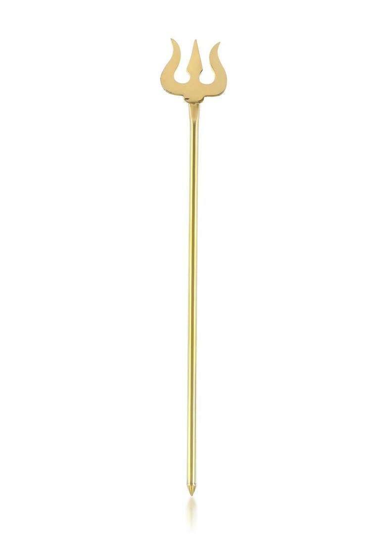 Brass-Plated Jewellers Set for Men & Women | Traditional Temple Jewellery for Wedding & Festive Wear | Festive Gift - Indya