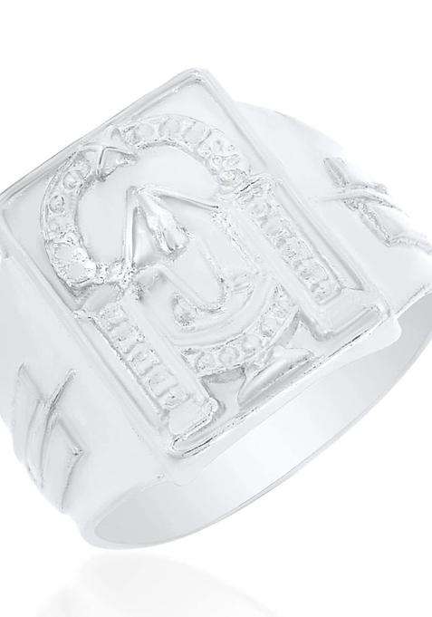 Brass-Plated Temple Finger Ring for Men & Women | Traditional Temple Jewellery for Wedding & Festive Wear | Festive Gift