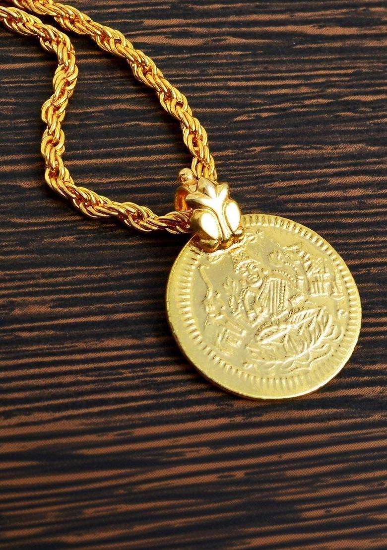 Gold-Plated Temple Necklace for Women | Traditional Temple Jewellery for Wedding & Festive Wear | Gift for Her - Indya