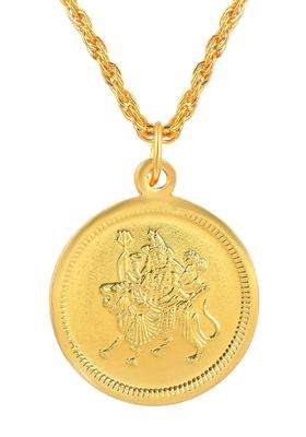 Gold-Plated Temple Necklace for Men & Women | Traditional Temple Jewellery for Wedding & Festive Wear | Festive Gift