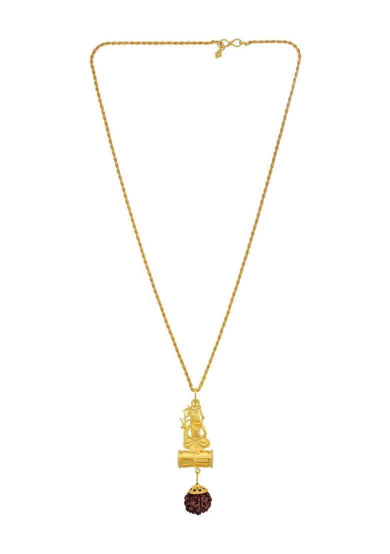 Temple Necklace for Men | Traditional Temple Jewellery for Wedding & Festive Wear | Gift for Him - Indya