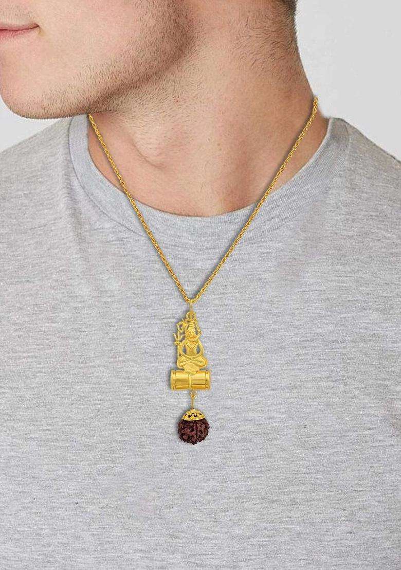 Temple Necklace for Men | Traditional Temple Jewellery for Wedding & Festive Wear | Gift for Him - Indya