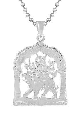 Silver-Plated Necklace for Men | Traditional Temple Jewellery for Wedding & Festive Wear | Gift for Him