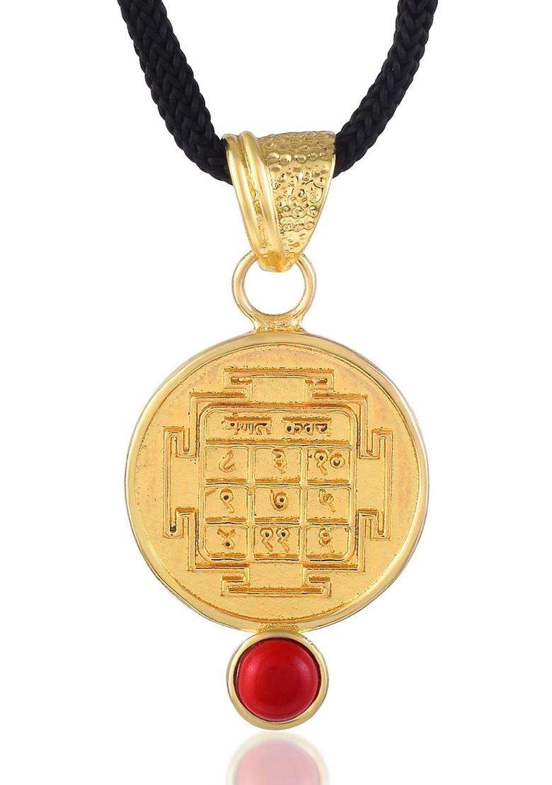 Gold-Plated Temple Necklace for Men & Women | Traditional Temple Jewellery for Wedding & Festive Wear | Festive Gift - Indya