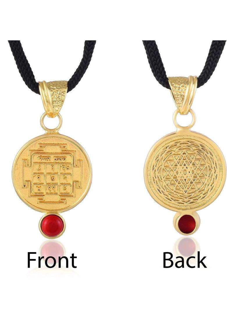 Gold-Plated Temple Necklace for Men & Women | Traditional Temple Jewellery for Wedding & Festive Wear | Festive Gift - Indya
