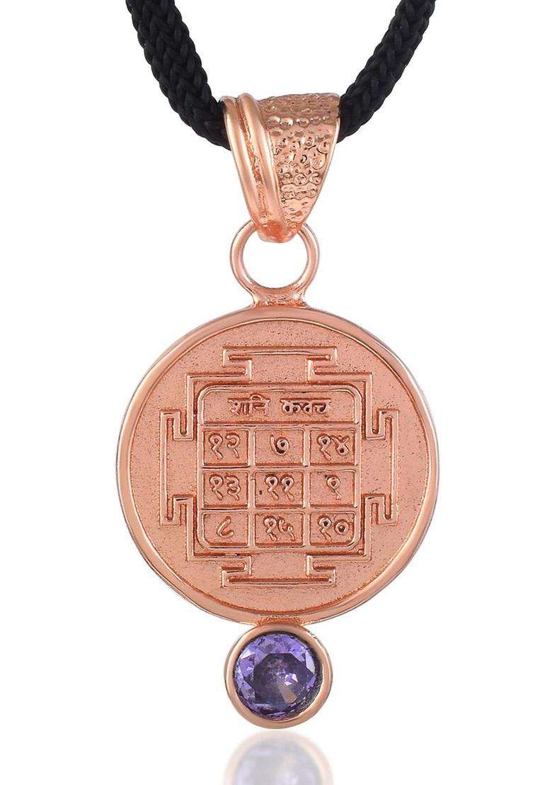 Copper-Plated Temple Necklace for Men & Women | Traditional Temple Jewellery for Wedding & Festive Wear | Festive Gift - Indya