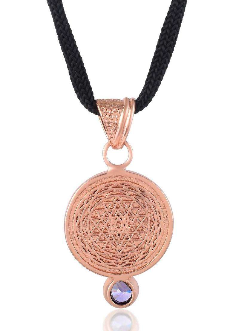Copper-Plated Temple Necklace for Men & Women | Traditional Temple Jewellery for Wedding & Festive Wear | Festive Gift - Indya
