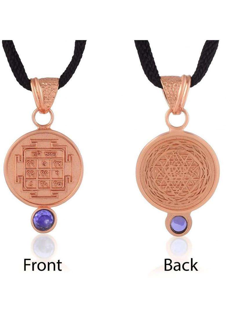 Copper-Plated Temple Necklace for Men & Women | Traditional Temple Jewellery for Wedding & Festive Wear | Festive Gift - Indya