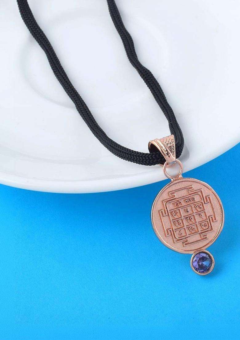 Copper-Plated Temple Necklace for Men & Women | Traditional Temple Jewellery for Wedding & Festive Wear | Festive Gift - Indya