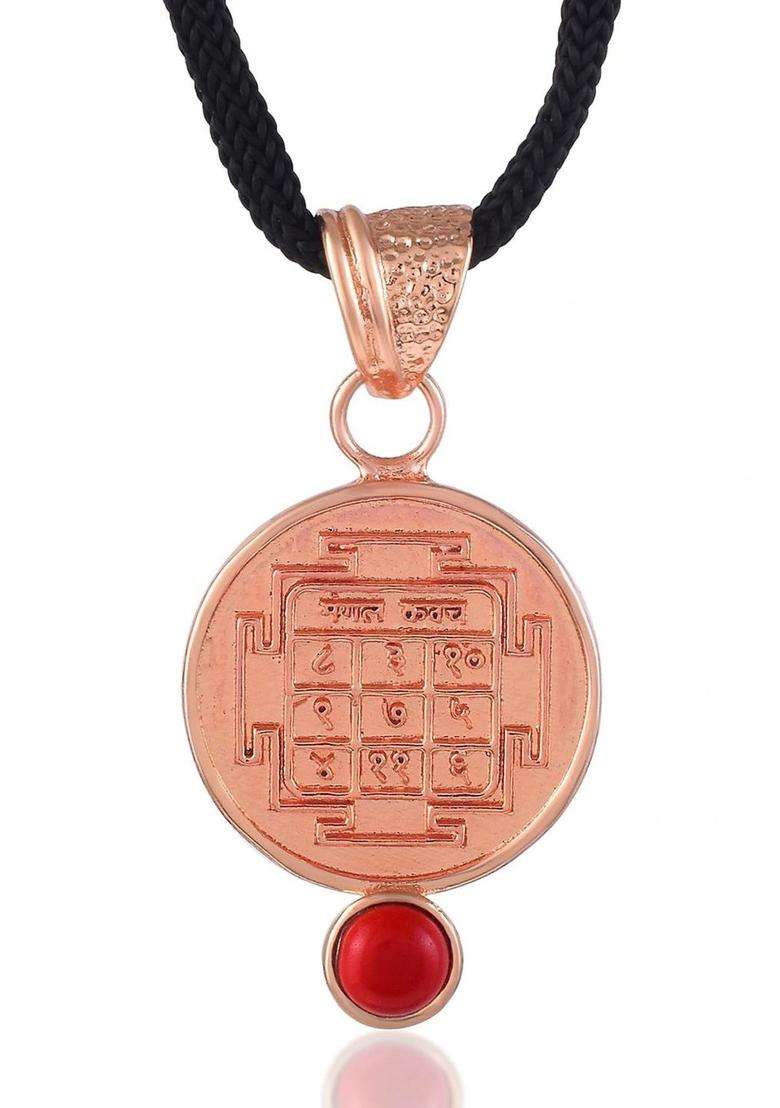 Copper-Plated Necklace for Men & Women | Traditional Temple Jewellery for Wedding & Festive Wear | Festive Gift - Indya