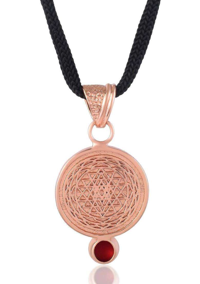 Copper-Plated Necklace for Men & Women | Traditional Temple Jewellery for Wedding & Festive Wear | Festive Gift - Indya