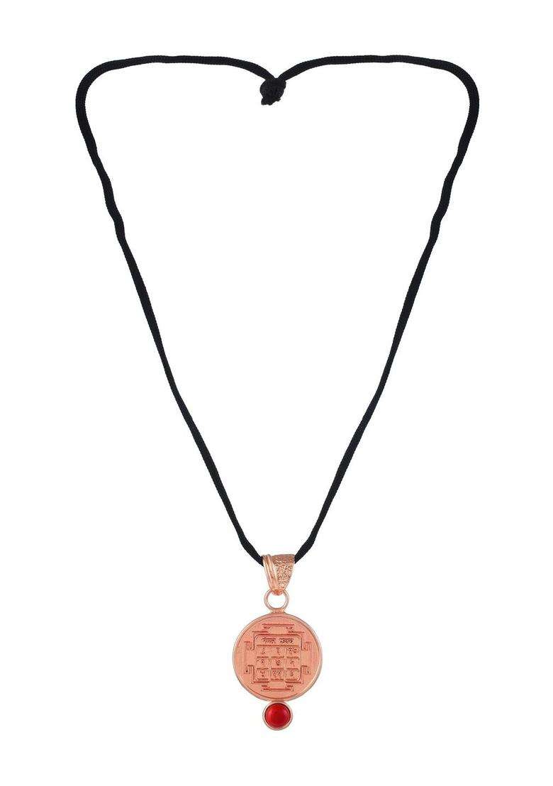 Copper-Plated Necklace for Men & Women | Traditional Temple Jewellery for Wedding & Festive Wear | Festive Gift - Indya
