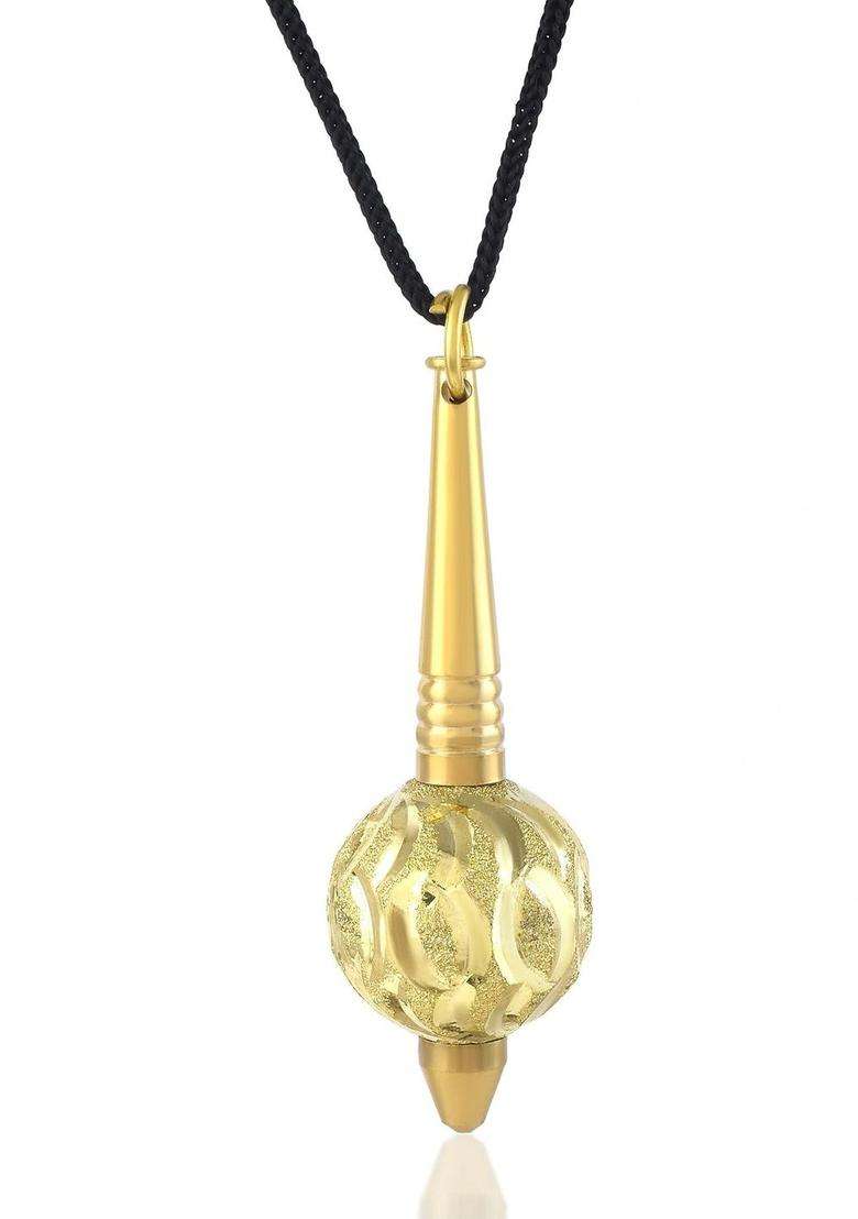 Gold-Plated Temple Necklace for Men | Traditional Temple Jewellery for Wedding & Festive Wear | Gift for Him - Indya