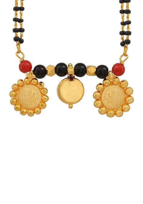 Gold-Plated Temple Necklace with CZ Stone for Women | Traditional Temple Jewellery for Wedding & Festive Wear | Gift for Her