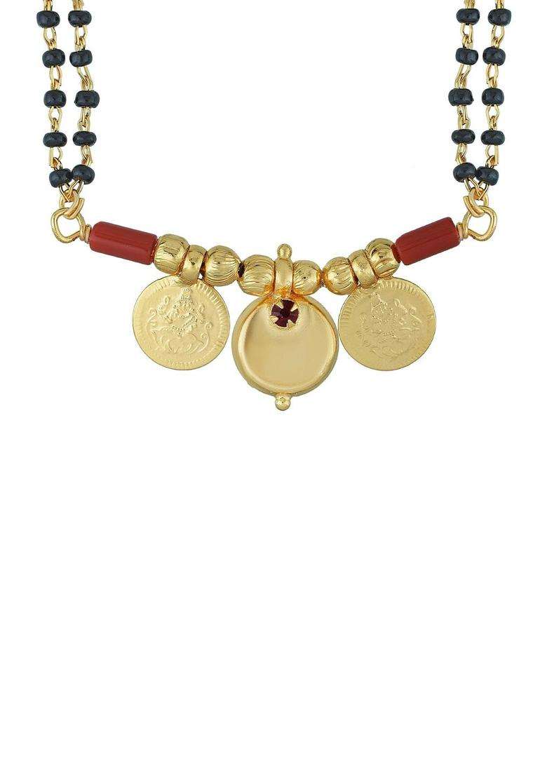 Temple Necklace with CZ Stone for Women | Traditional Temple Jewellery for Wedding & Festive Wear | Gift for Her - Indya
