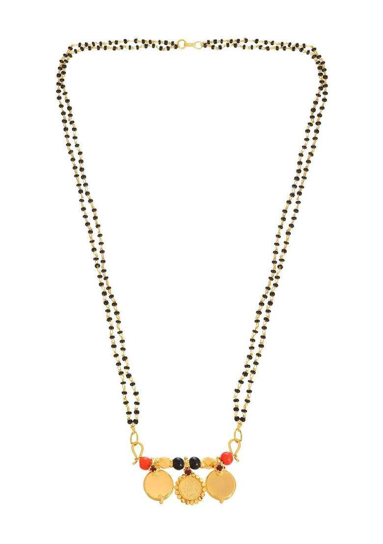 Gold-Plated Temple Necklace with CZ Stone for Women | Traditional Temple Jewellery for Wedding & Festive Wear | Gift for Her - Indya