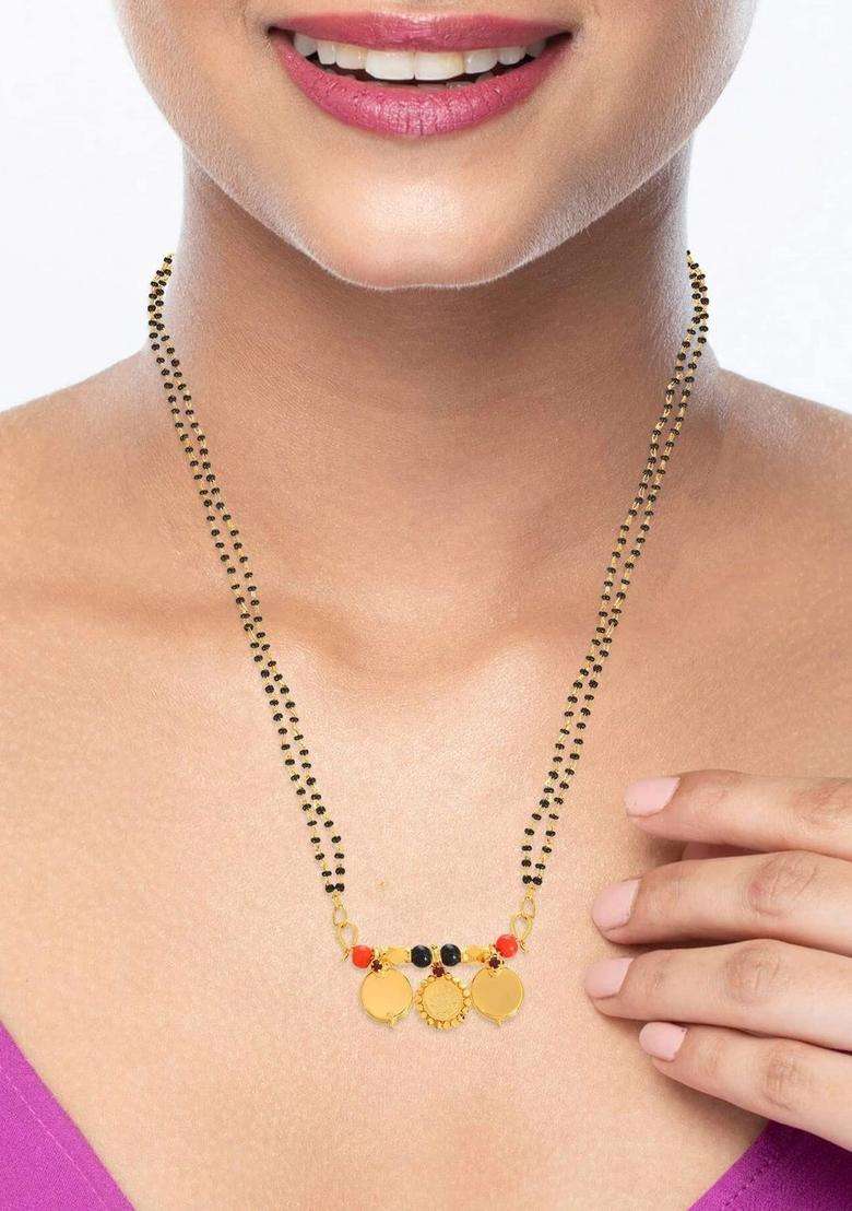 Gold-Plated Temple Necklace with CZ Stone for Women | Traditional Temple Jewellery for Wedding & Festive Wear | Gift for Her - Indya