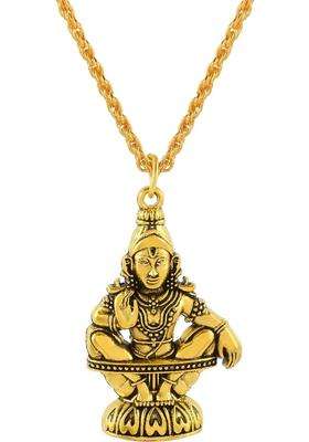 Gold-Plated Temple Necklace for Men & Women | Traditional Temple Jewellery for Wedding & Festive Wear | Festive Gift