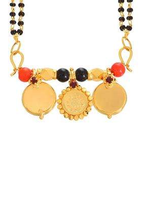 Gold-Plated Temple Necklace with CZ Stone for Women | Traditional Temple Jewellery for Wedding & Festive Wear | Gift for Her
