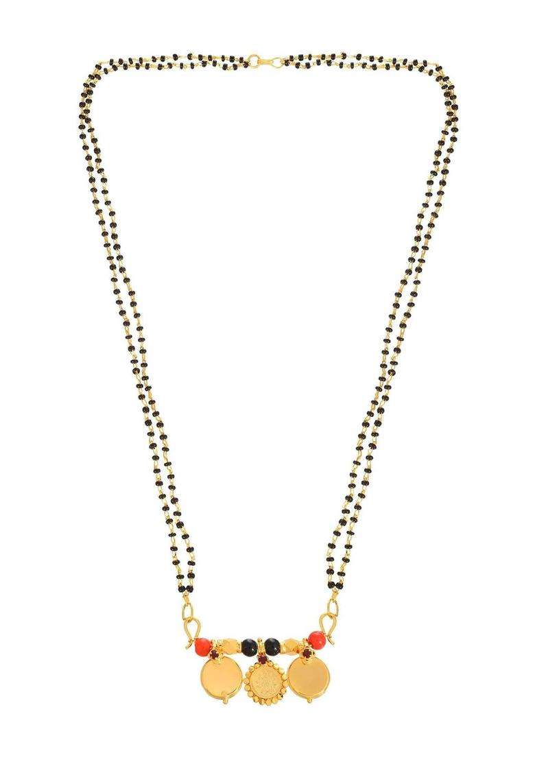 Gold-Plated Temple Necklace with CZ Stone for Women | Traditional Temple Jewellery for Wedding & Festive Wear | Gift for Her - Indya