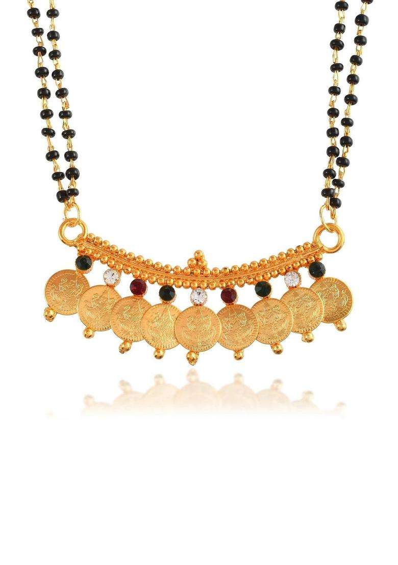 Temple Necklace with CZ Stone for Women | Traditional Temple Jewellery for Wedding & Festive Wear | Gift for Her - Indya