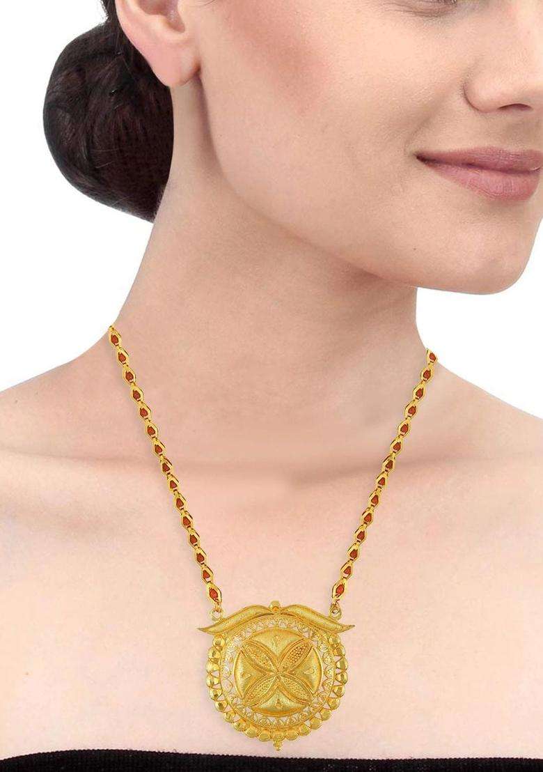 Temple Necklace for Women | Traditional Temple Jewellery for Wedding & Festive Wear | Gift for Her - Indya