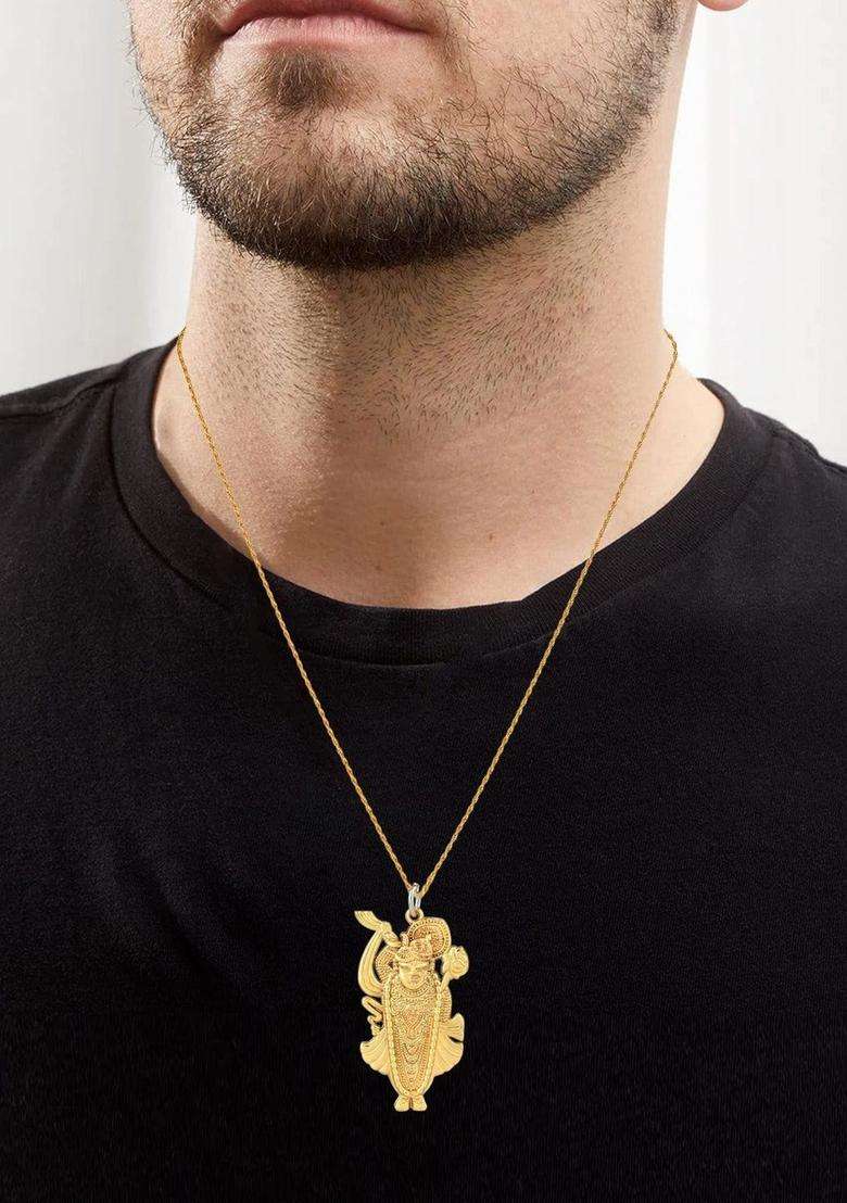 Temple Necklace for Men | Traditional Temple Jewellery for Wedding & Festive Wear | Gift for Him - Indya