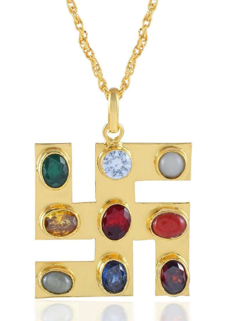 Gold-Plated Temple Necklace for Men & Women | Traditional Temple Jewellery for Wedding & Festive Wear | Festive Gift - Indya