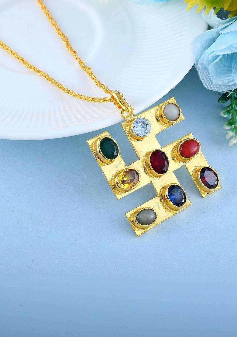 Gold-Plated Temple Necklace for Men & Women | Traditional Temple Jewellery for Wedding & Festive Wear | Festive Gift - Indya
