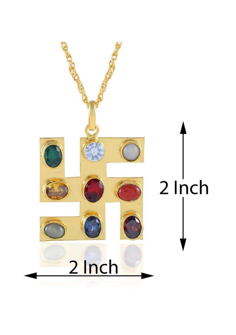 Gold-Plated Temple Necklace for Men & Women | Traditional Temple Jewellery for Wedding & Festive Wear | Festive Gift - Indya