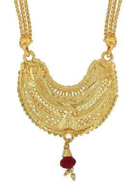 Gold-Plated Temple Necklace for Women | Traditional Temple Jewellery for Wedding & Festive Wear | Gift for Her