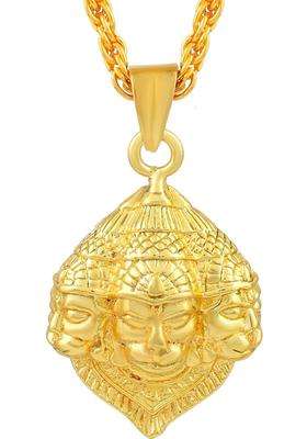 Gold-Plated Temple Necklace for Men & Women | Traditional Temple Jewellery for Wedding & Festive Wear | Festive Gift