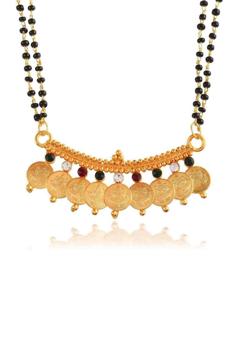 Temple Necklace with CZ Stone for Women | Traditional Temple Jewellery for Wedding & Festive Wear | Gift for Her - Indya