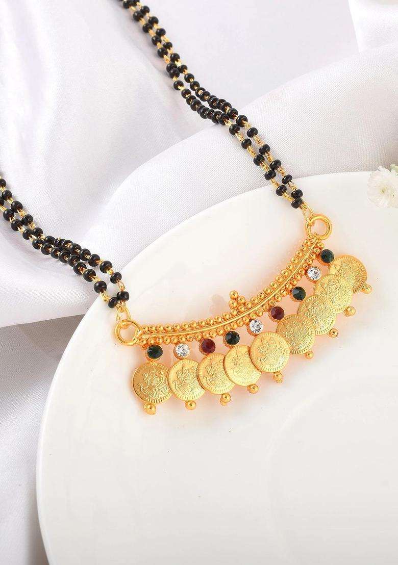 Temple Necklace with CZ Stone for Women | Traditional Temple Jewellery for Wedding & Festive Wear | Gift for Her - Indya