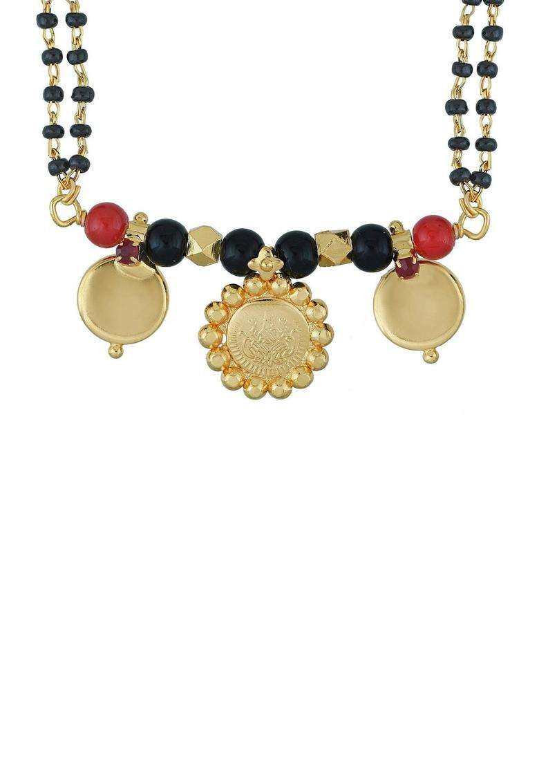 Temple Necklace with CZ Stone for Women | Traditional Temple Jewellery for Wedding & Festive Wear | Gift for Her - Indya