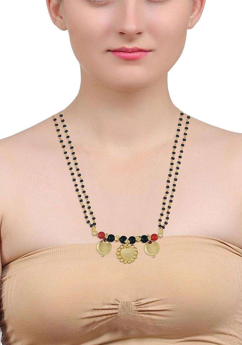 Temple Necklace with CZ Stone for Women | Traditional Temple Jewellery for Wedding & Festive Wear | Gift for Her - Indya