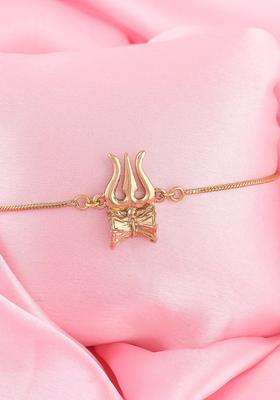 Temple Gold-Plated Charm Bracelet for Women | Stylish Party & Everyday Wear | Gift for Her