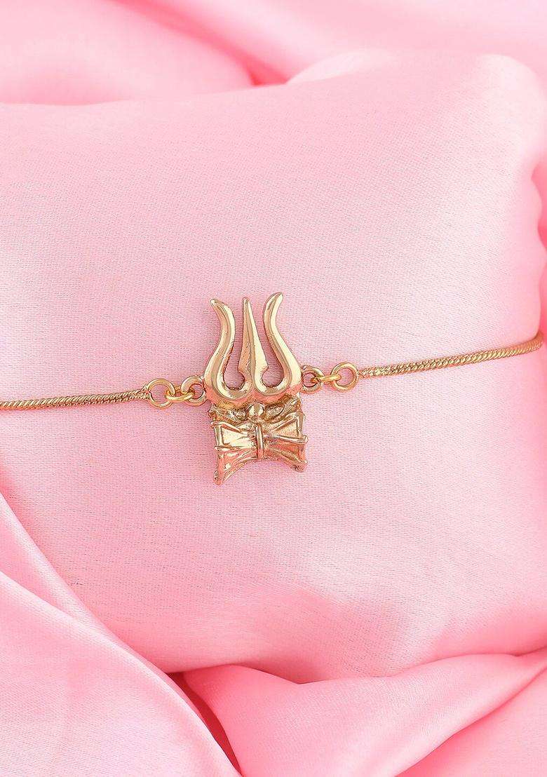 Temple Gold-Plated Charm Bracelet for Women | Stylish Party & Everyday Wear | Gift for Her - Indya