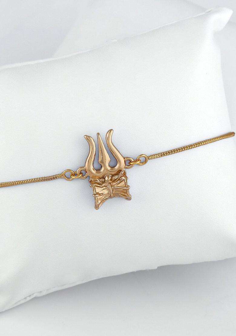 Temple Gold-Plated Charm Bracelet for Women | Stylish Party & Everyday Wear | Gift for Her - Indya