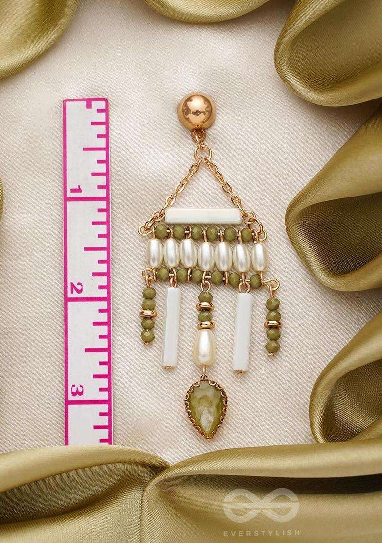 Gold-Plated Geometric Drop Earrings for Women | Stylish Party & Everyday Wear | Gift for Her - Indya