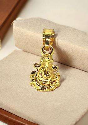 Gold-Plated Contemporary Pendants for Men | Stylish Party & Everyday Wear | Gift for Him