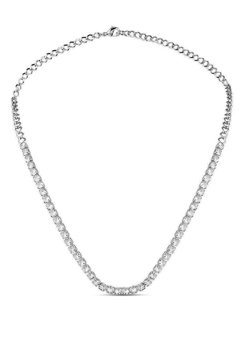 Silver-Plated Stones Studded Jewellery Set for Women | Traditional Temple Jewellery for Wedding & Festive Wear | Gift for Her - Indya