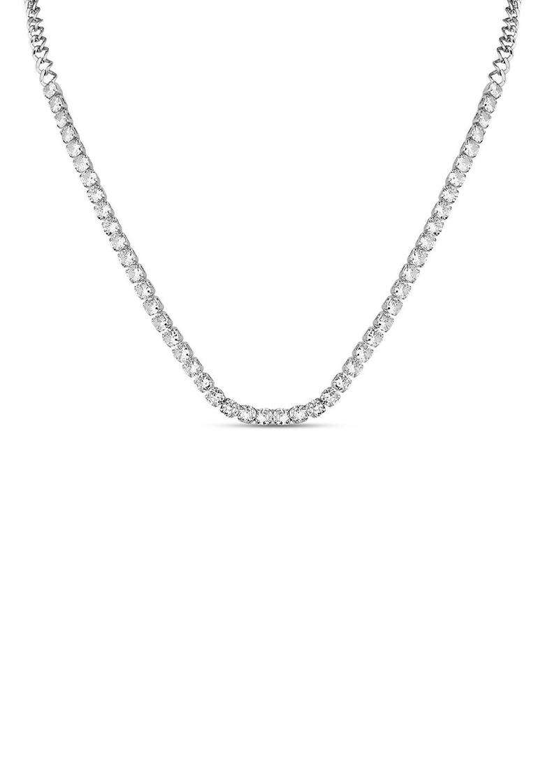 Silver-Plated Stones Studded Jewellery Set for Women | Traditional Temple Jewellery for Wedding & Festive Wear | Gift for Her - Indya